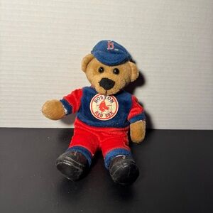 2002 mini Boston Red Sox Teddy Bear Plush Toy